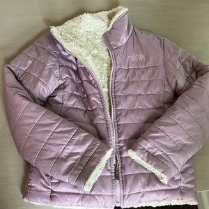 The North Face Reversible Puffer Jacket- Girls Small